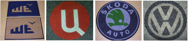 Логотип компании на ворсовом прокрытии (ковре)