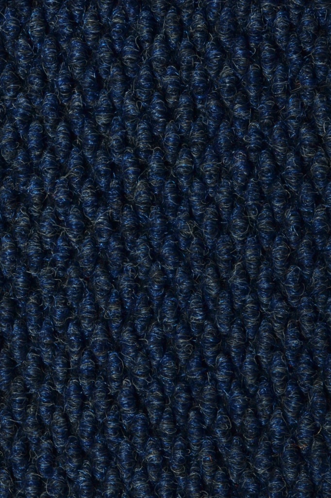 Ворсовый ковёр синего цвета